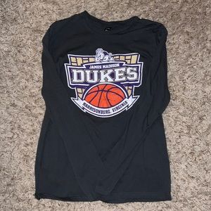 JMU Basketball Long Sleeve Top